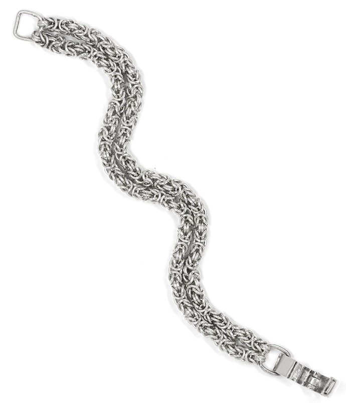 Foto 3 - Königskette 90cm lang mit doppelreihigem Armand, Silber, R9837