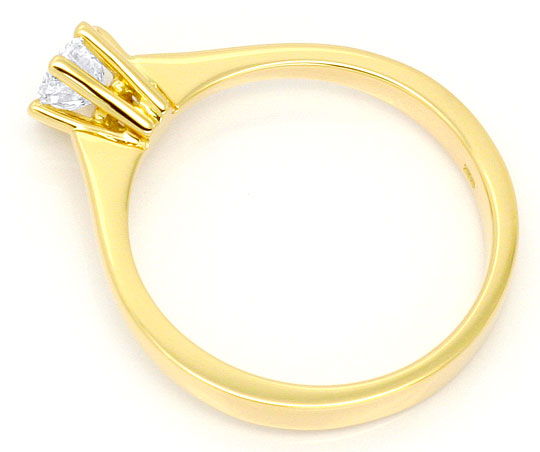 Foto 3 - Brillant-Diamant-Ring 18K Gelbgold 0,5ct G VS1 Brillant, S2974