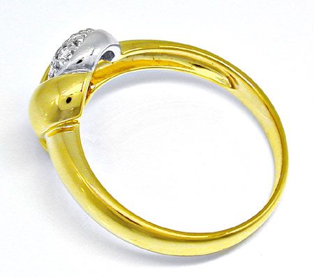 Foto 3 - Neu! Brillanten-Ring, Top Design! 14K/585 Bicolor, S8243